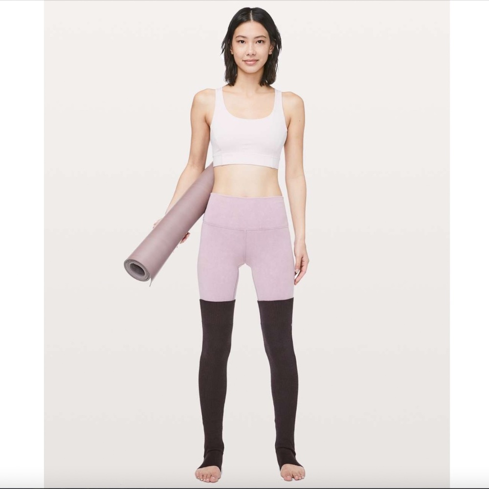 Lululemon Studio Legwarmers Plum Shadow